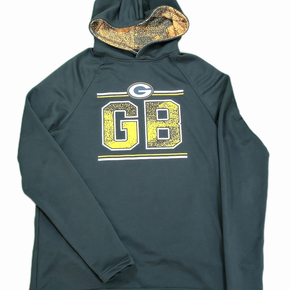 NFL‎ Men's Green and Yellow Hoodie